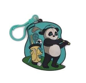Dude Perfect Panda Golf Rubber Keychain